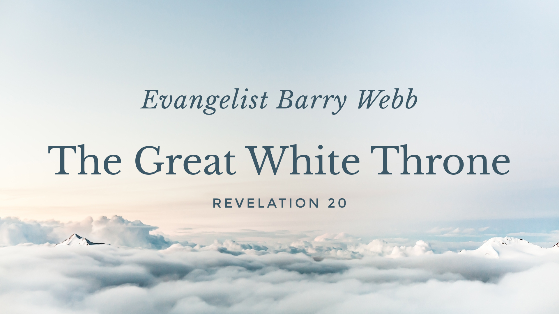 The Great White Throne - 02.28.19 RS - Logos Sermons