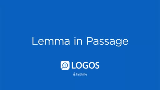 Lemma in Passage