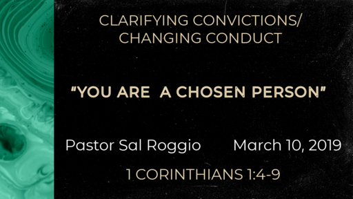 Clarifying Convictions/Changing Conduct