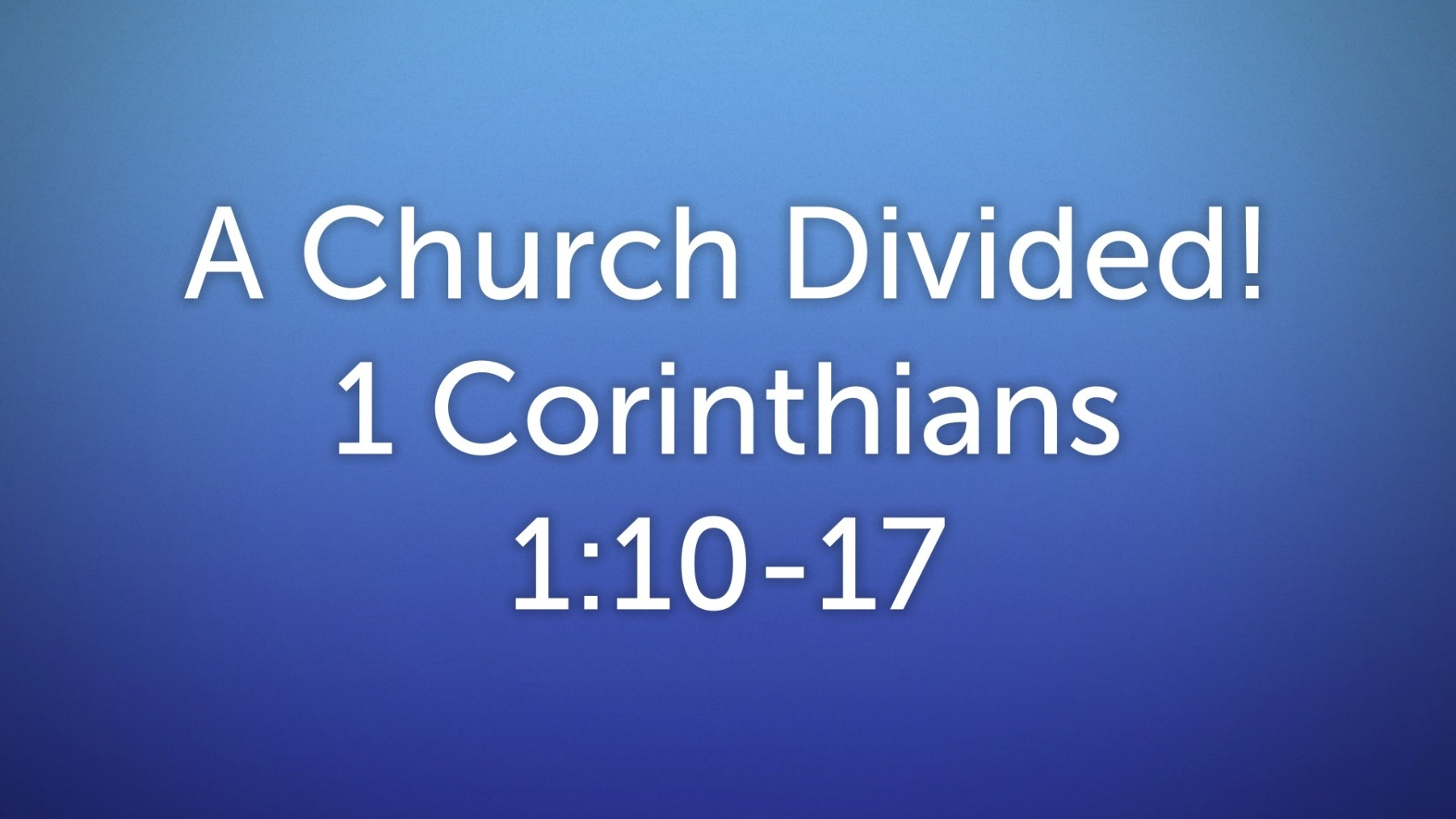 04 A Church Divided 01 27 19 Faithlife Sermons - 