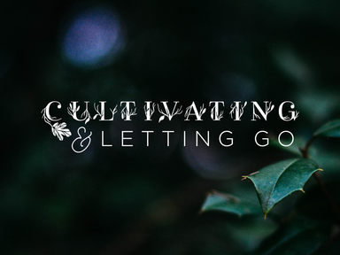 Cultivating & Letting Go