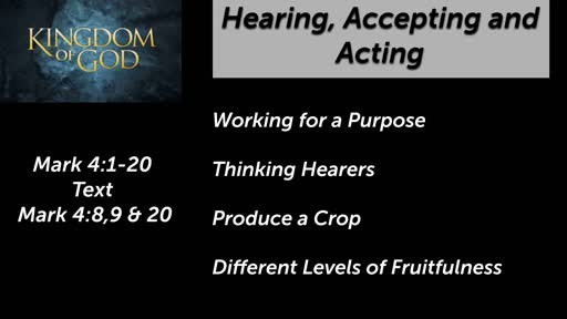 Hearing, Accepting and Acting