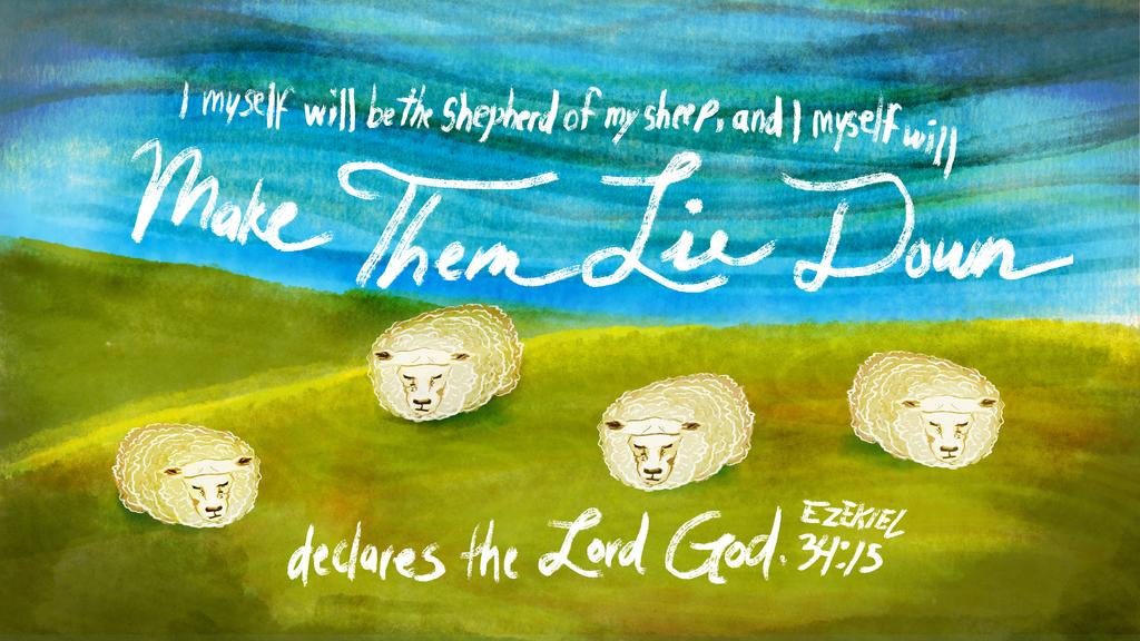 Ezekiel 34:15 large preview