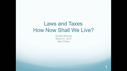 Laws and Taxes