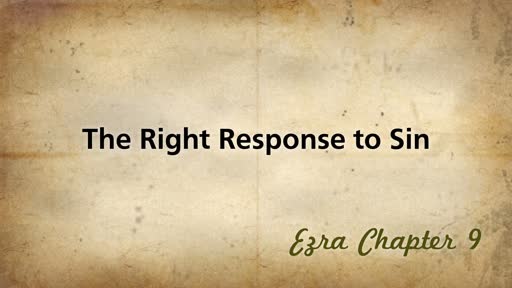 The Right Response to Sin