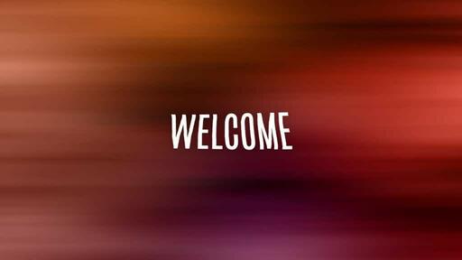 Abstract Orange Red - Welcome