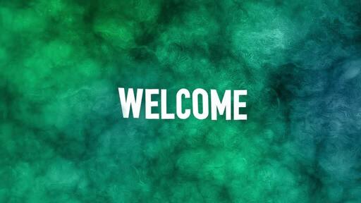 Abstract Green Blue - Welcome