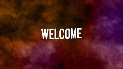 Abstract Orange Pink - Welcome