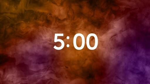 Abstract Orange Pink - Countdown 5 min