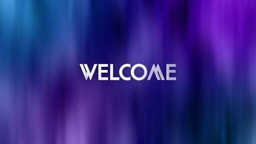 Abstract Blue Purple - Welcome