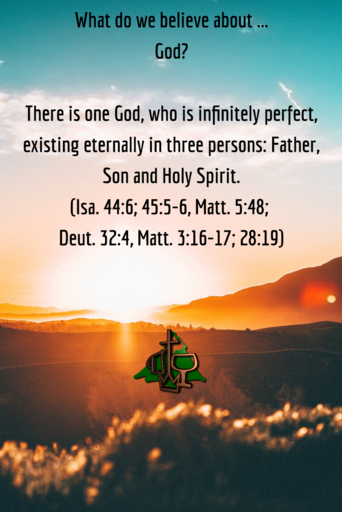 What Do We Believe - God