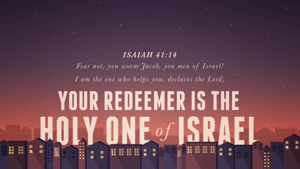 Isaiah 41:14 large preview