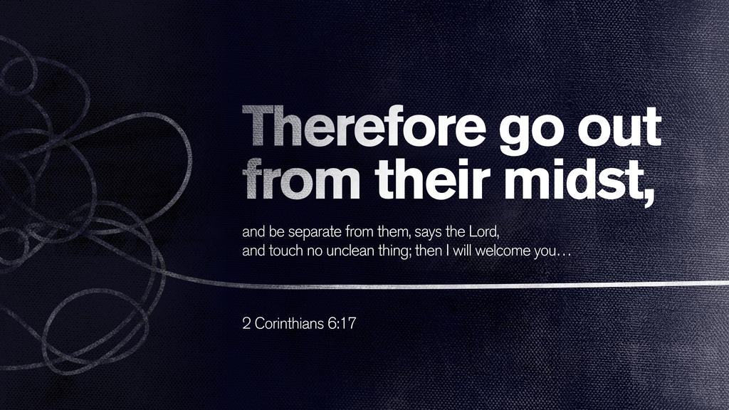 2 Corinthians 6:17 large preview