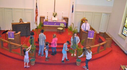 Palm Sunday View From Balcony