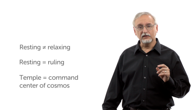 Cosmos as Sacred Space: Why Does God Rest?