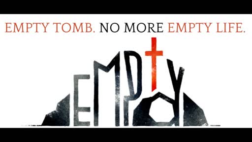 Empty tomb, but He is here