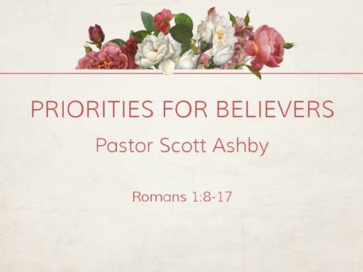 Priorities For Believers