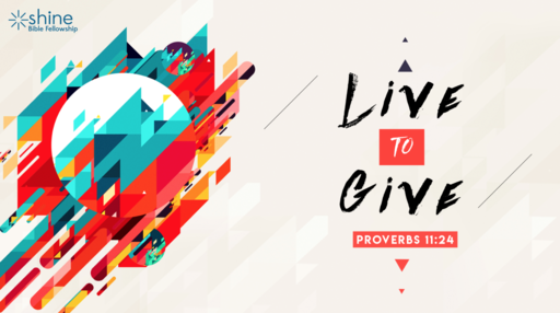 Live To Give: Part 1