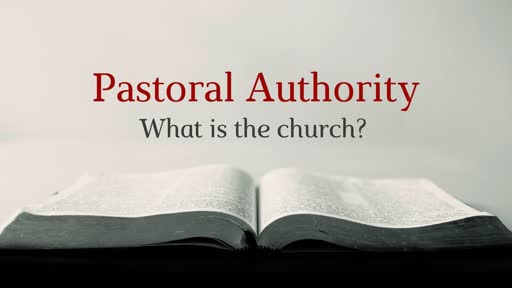 Pastoral Authority