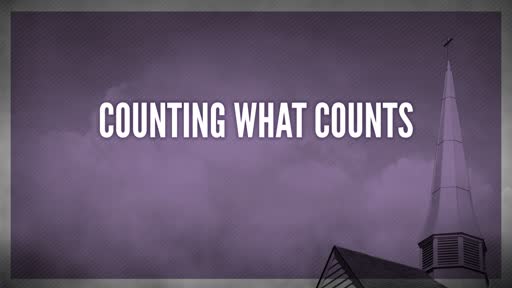 April 28, 2019 Counting What Counts
