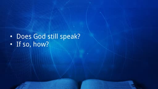 God Speaks - Is Anyone Listening?
