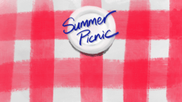 Summer Picnic Table  PowerPoint image 3