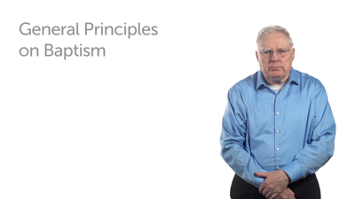 Foundation for the Doctrine of Baptism
