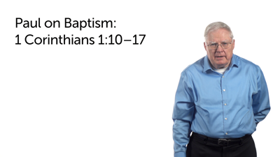 Baptism and Paul