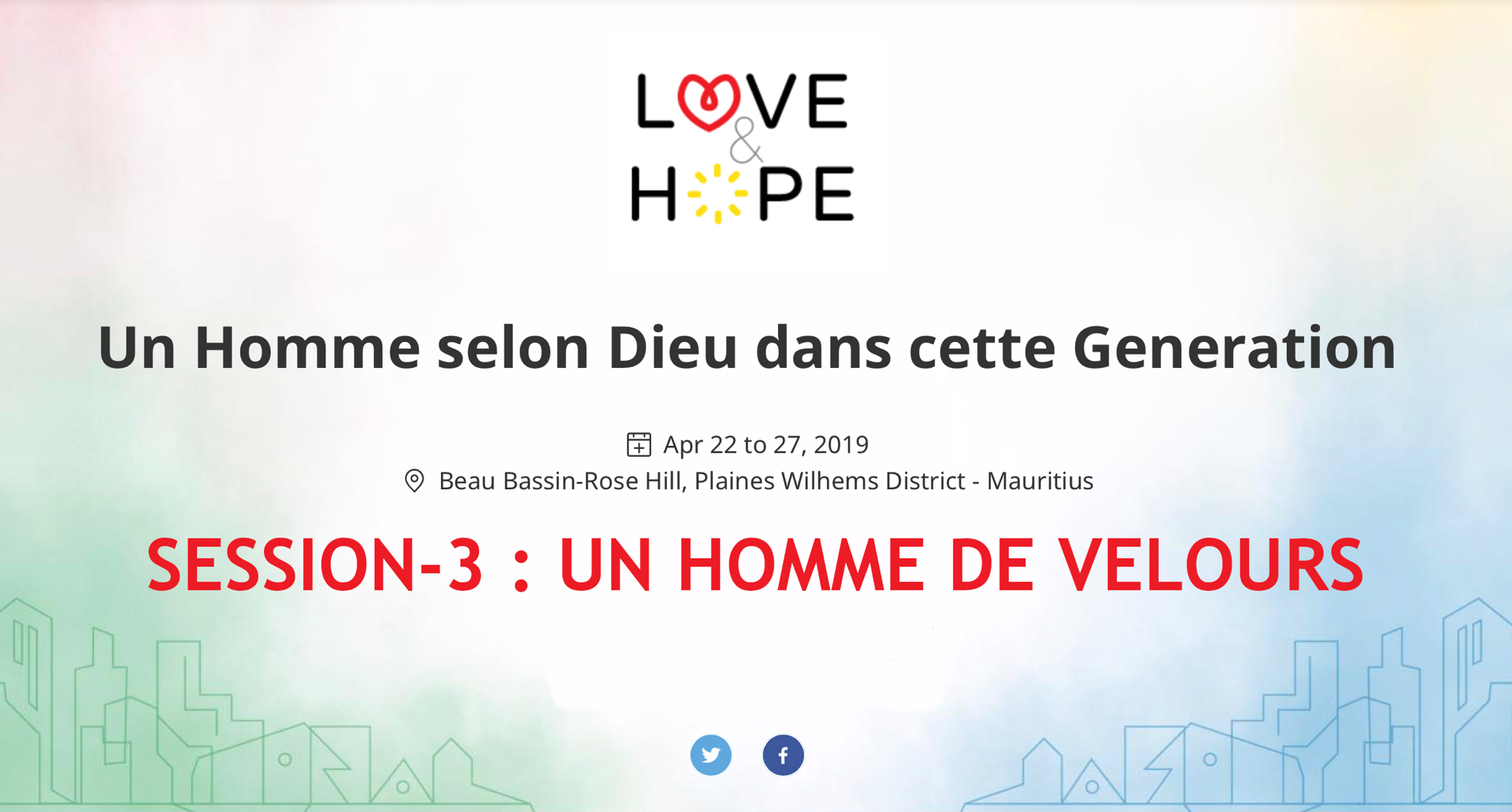 Session 3 Un Homme De Velours Logos Sermons