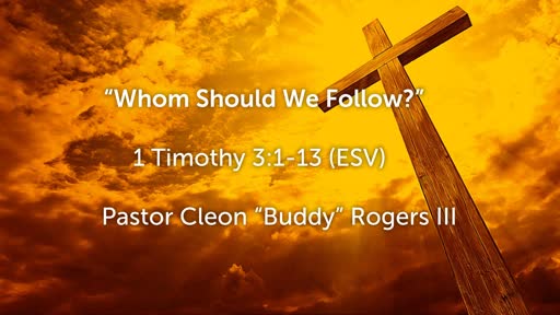 "Whom should we follow"