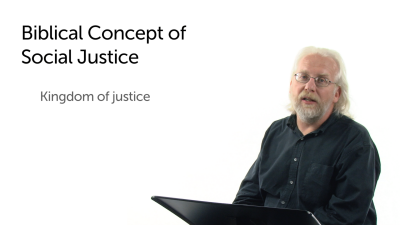 The Biblical Concept of Social Justice