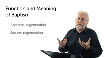 The Function and Meaning of Baptism
