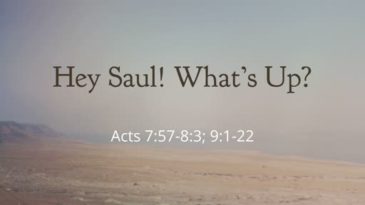 Hey Saul! What's Up?