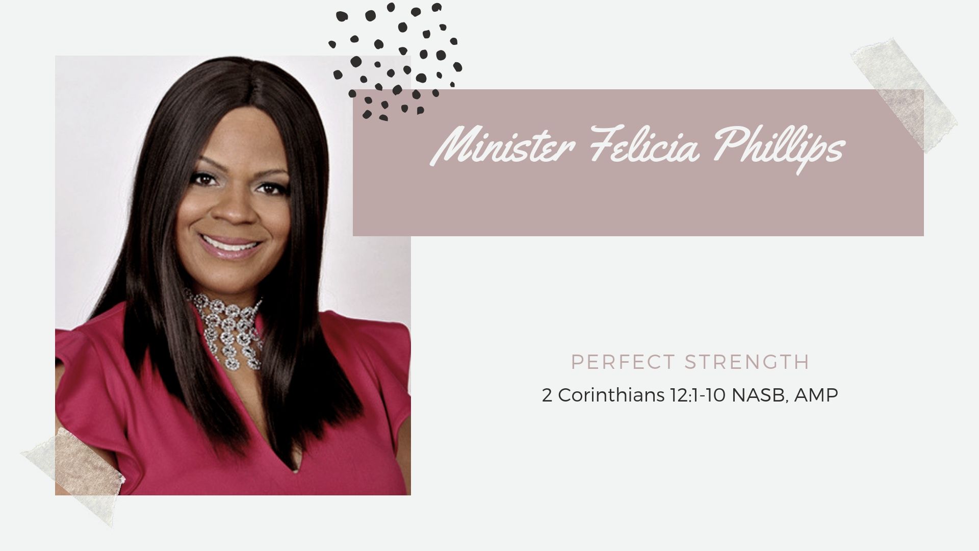 Perfect Strength Logos Sermons