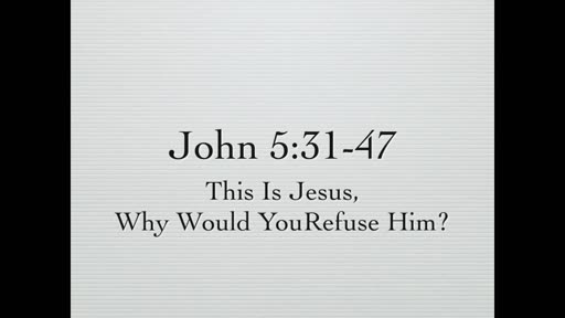This is Jesus, Why Would You Refuse Him?