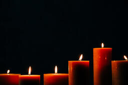 Orange Candles  image 2