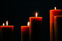 Orange Candles  image 1