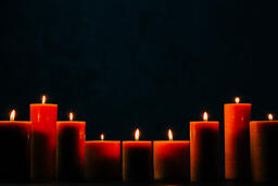 Orange Candles  image 1