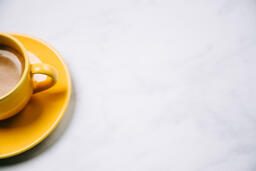 Espresso in a Yellow Mug  image 1