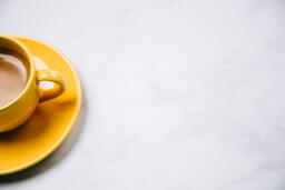 Espresso in a Yellow Mug  image 2