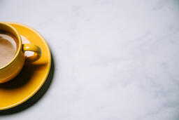 Espresso in a Yellow Mug  image 3