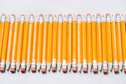 Pencils Lined Up  image 2