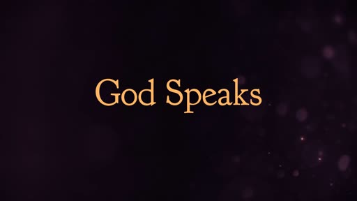 God Speaks 6-2-19