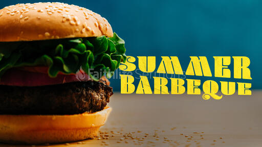 Summer Barbeque Burger