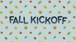 Fall Kickoff Blue  PowerPoint Photoshop image 1