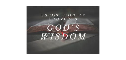 Proverbs: God’s Wisdom