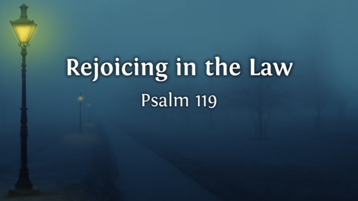 Rejoicing in the Law