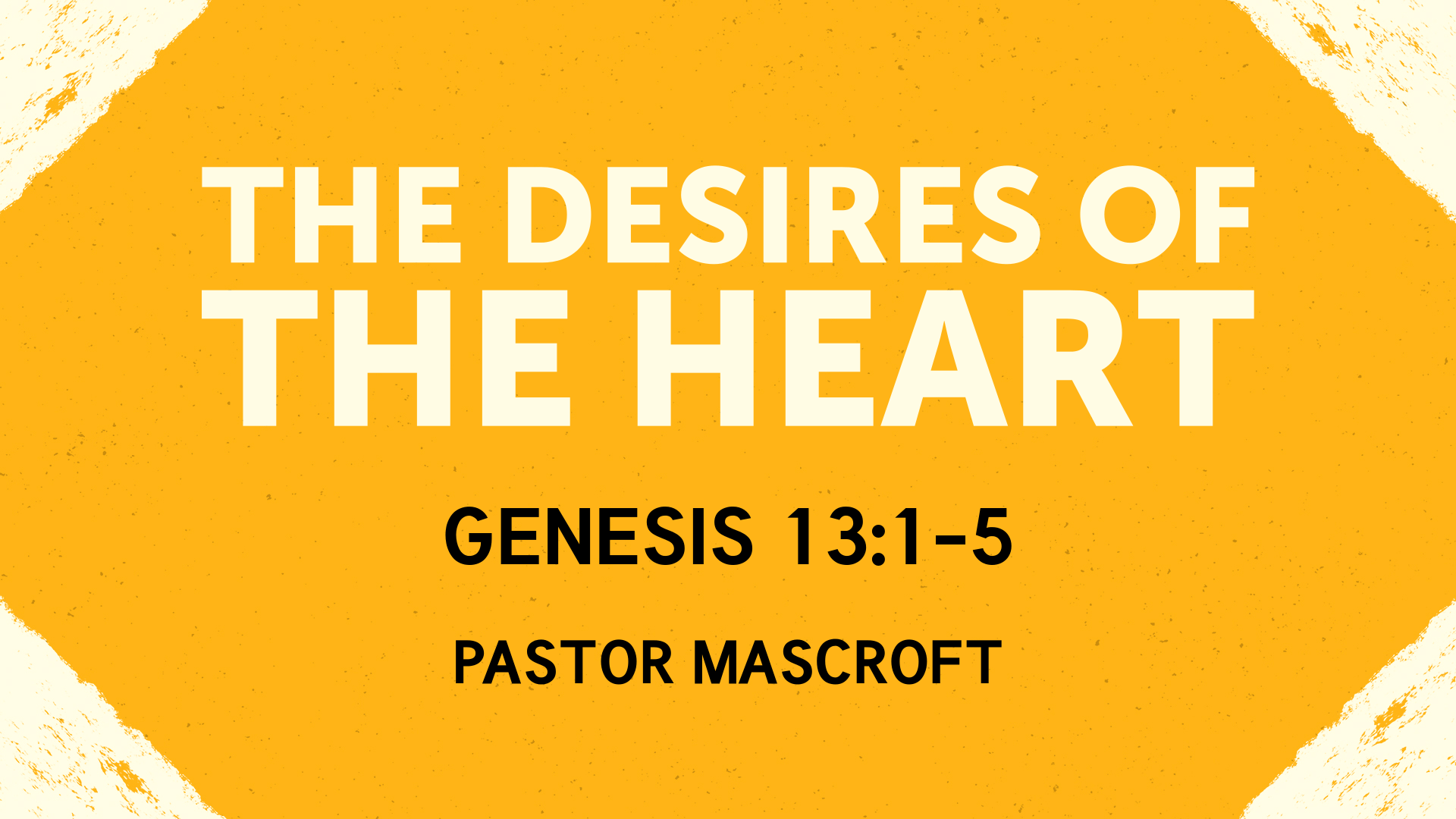 The Desires of the Heart Logos Sermons