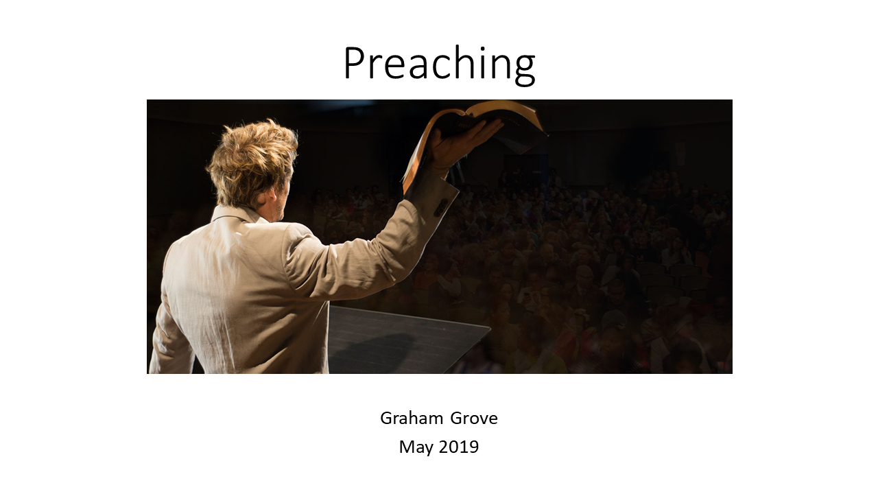 Preaching Title Slide