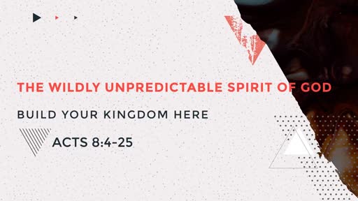 The Wildly Unpredictable Spirit of God
